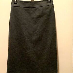 Grey Flannel Wool lined Skirt